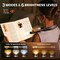 Book Light, 3-Color & 6-Brightness Reading Light, Bendable Neck Light, 80-hr Lasting Rechargeable Book Light, Perfect Reading Lights for Books in Bed, Knitting, Repairing, Book Lovers Gifts